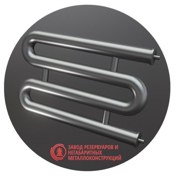 Регистры отопления четырехрядные РЗП-4x108x3.0-2000 мм